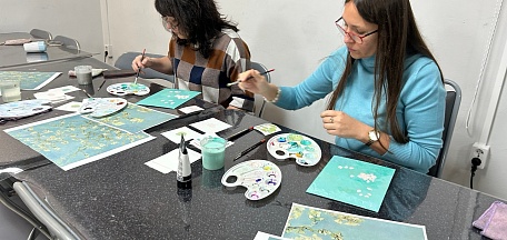 В музее состоялся мастер-класс «Хочу как Ван Гог!»