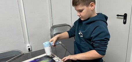 Состоялся мастер-класс «Как приручить акварель. Прием "Мокрым по мокрому»