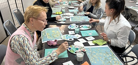 В музее состоялся мастер-класс «Хочу как Ван Гог!»