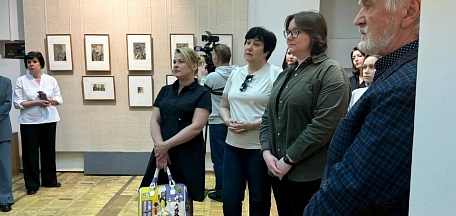 Открылась выставка «В поисках истины». Графика Бориса Непомнящего. Великий Новгород. Из собрания музея. К 80-летию со дня рождения автора