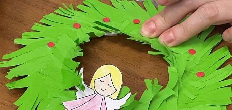 Мастер-класс «Новогодний венок»