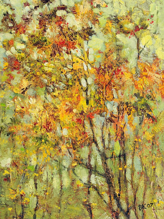 «Портрет осени». Техника «Коллаж» 