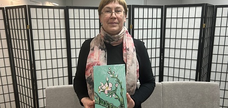 25 января состоялся мастер-класс «Хочу как Ван Гог!» 