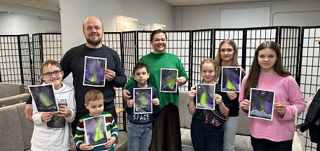 25 января состоялся мастер-класс "Как приручить акварель. Прием "Мокрым по мокрому" 