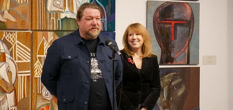 Открылась выставка художников из Санкт-Петербурга - Ивана Дьякова и Анны Векслер "Собрание сочинений. Том 35. Текстиль, эмаль".