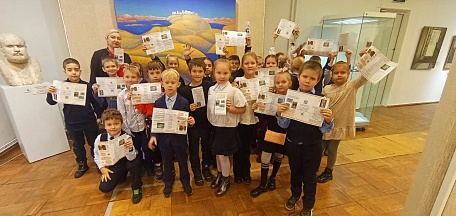 В главном здании прошёл музейный урок по литературному чтению