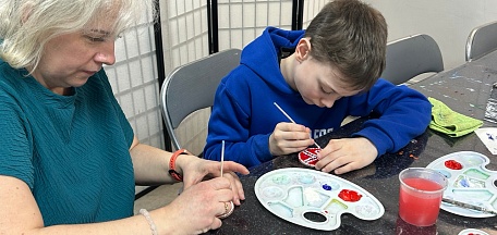 «Саамские узоры». Мастер-класс по росписи магнита