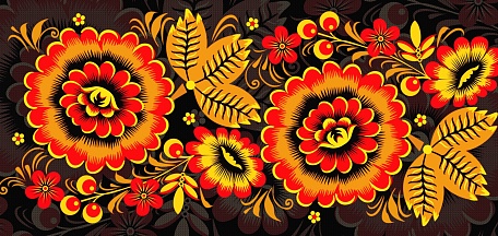 Музейный урок «Хохломская роспись. Ветка рябины»