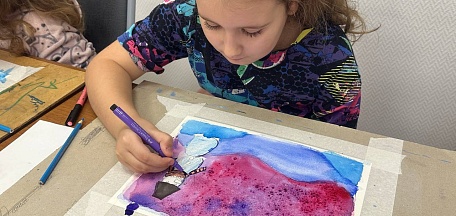 Мастер-класс «Зимний пейзаж»