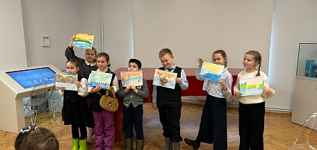 Второклассники Мурманского академической лицея нарисовали Арктику