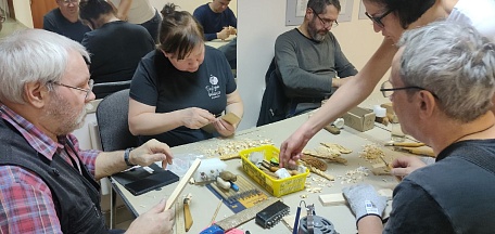 Мастер-класс по художественной резьбе в Доме ремесел