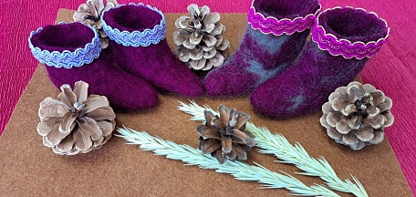 «Чудо-валенки». Мастер-класс в технике валяния