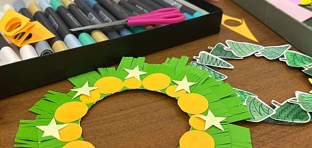 Мастер-класс по созданию новогодних венков