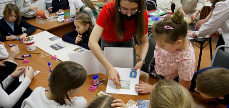 Мероприятие «Наш художественный музей», посвященное дню рождения музея для школьников из СОШ №36 