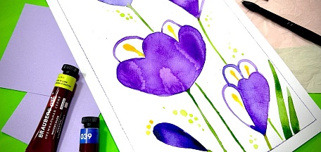 "Яркие крокусы"