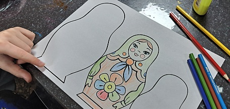 Мероприятие «Сокровища музея. Красавица матрешка» для воспитанников 5 отряда детского лагеря гимназии №10