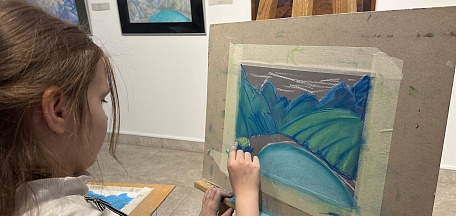 Графическое путешествие по выставке картин Андрея Блиока