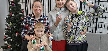 Мастер-класс по росписи елочных шаров «Новогодние узоры»